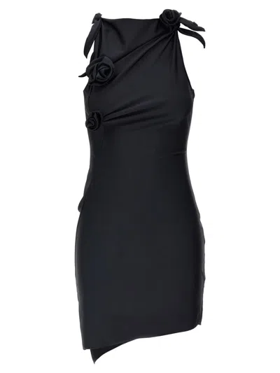 Coperni 'asymmetric Flower' Mini Dress