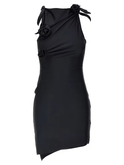 COPERNI ASYMMETRIC FLOWER MINI DRESS