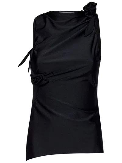 COPERNI ASYMMETRIC FLOWER TOP