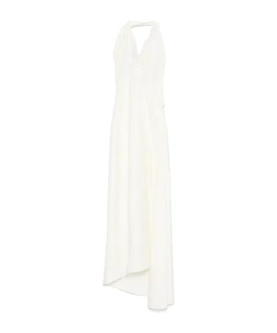 Coperni Asymmetrical Dress In White