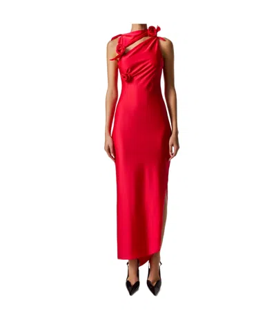 COPERNI ASYMMETRICAL FLOWER DRESS