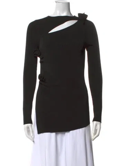 Pre-owned Coperni Asymmetrical Midi Length Dress W/ Tags In Black