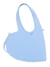 Coperni 'baby Heart' Blue Heart Shaped Crossbody Bag With Adjustable And Removable Shoulder Strap
