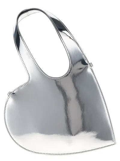 Coperni Baby Heart Handbag In Silver