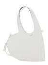 Coperni 'baby Heart' White Heart Shaped Crossbody Bag With Adjustable And Removable Shoulder Strap