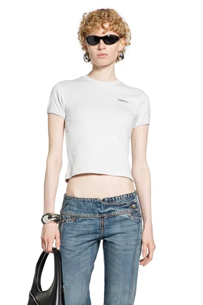 Coperni Baby Tee In Gray