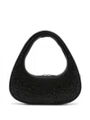 Coperni Swipe Crystal-embellished Canvas Hobo Bag