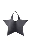 Coperni 'star' Black Tote Bag With Logo Lettering On The Front And Star Silhouette In Black