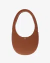 Coperni Classic Black Swipe Bag In Brown