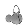 Coperni Mickey Mini Embellished Tote Bag In Gray