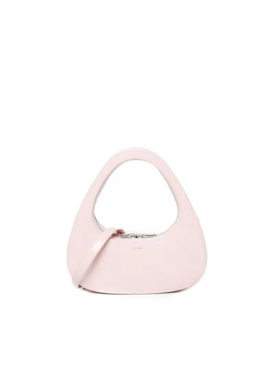 Coperni Gloss Crossbody Baguette Bag In Pink