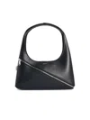 Coperni Curved Handle Structured Shape Smooth Finish Bag In Black