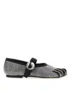 Coperni Five-toe Ballet Flats In Black