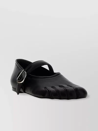 Coperni Ballet Flats With Toe Separation Design In Black