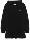 Coperni Basque Logo Mini Dress In Black