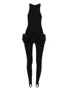 Coperni Synthetic Fabric Tracksuit With Utility Belt In Black