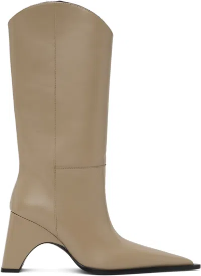 COPERNI BEIGE BRIDGE COWBOY BOOTS