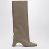 Coperni Beige Leather Bridge Boot Women In Beige