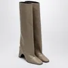 Coperni Beige Leather Bridge Boot Women