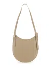 Coperni Beige Leather Hobo In Sand