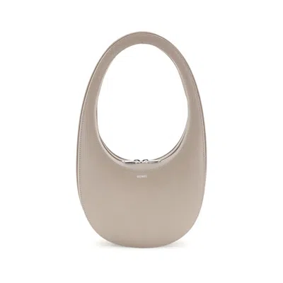 Coperni Beige Leather Shoulder Bag In Neutral