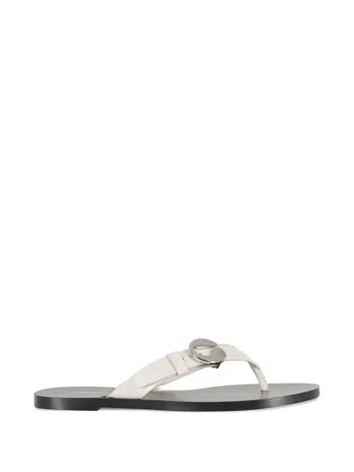 Coperni Belt Buckle Thong Flip Flops In Multi
