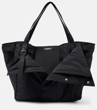 Coperni Technical Belt Nylon Tote Bag In Black