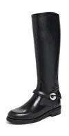 Coperni Buckle Strap Boots In Black