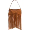 Coperni Belt Fringe Leather Baguette Bag