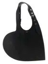 Coperni 'belt Heart' Shoulder Bag In Black