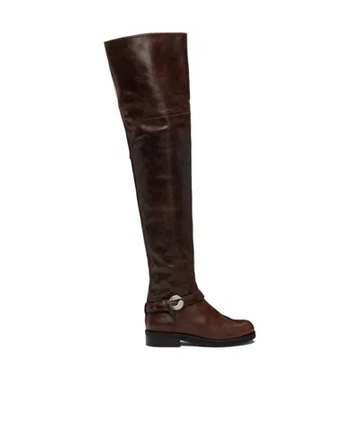COPERNI BELT HIGH CAVALIER BOOTS