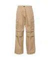 Coperni Tailored Wide Leg Overalls Casual Pants In Nude