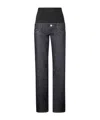 Coperni Hybrid Jersey Denim Trousers In Black