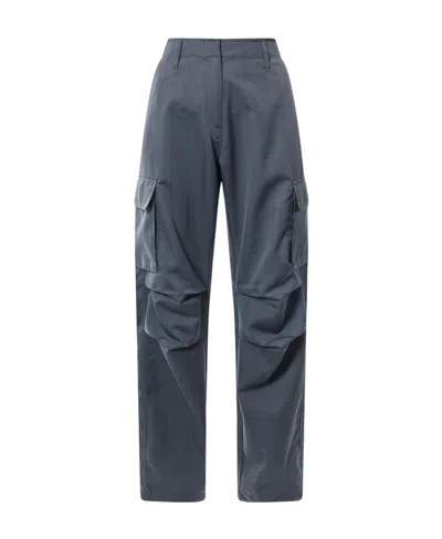 Coperni Belt Ring Casual Pants In Blue