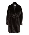 Coperni Belted Coat In Brown