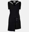 Coperni Tailored Vest Sailor Collar In Black