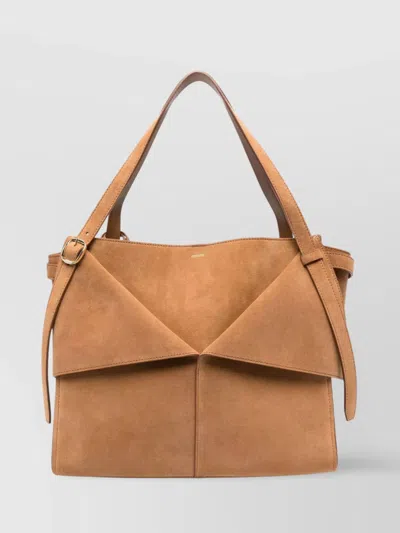 Coperni Belted Suede Shoulder Bag