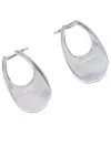 Coperni Swipe Medium Earrings In Silver