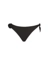 Coperni Floral-appliqué Bikini Bottoms In Black