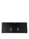 Coperni Rectangular Structured Clutch Bag In Black
