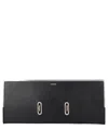 Coperni Rectangular Structured Clutch Bag In Black