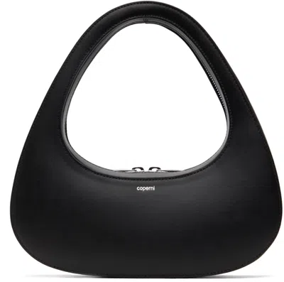 Coperni Black Baguette Swipe Bag
