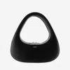 Coperni Swipe Baguette Bag In Black