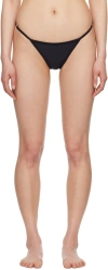 Coperni Black Branded Bikini Bottom In Black
