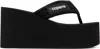 Coperni Women Branded Wedge Sandals In Black