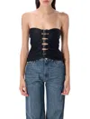 Coperni Multi Buckle Top In Black
