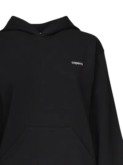 Coperni Black Cotton Blend Hoodie