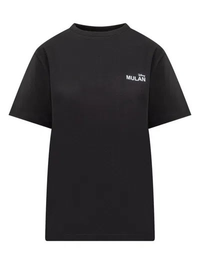 Coperni Black Cotton  X Disney Mulan T-shirt