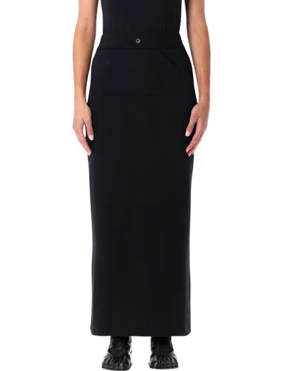 COPERNI BLACK COTTON JOGGING SKIRT