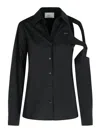Coperni Black Cotton Shirt In Black